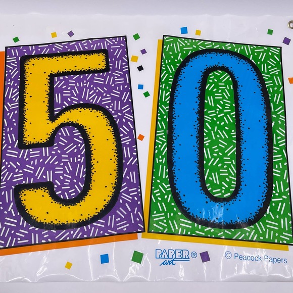 On A Scale of 1 to 10 You're A Perfect 50 Banner Over The Hill Birthday Party - Picture 3 of 7